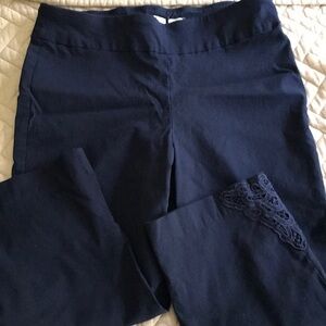 Navy Blue Women's Pants Dana Buchman size medium super stretch